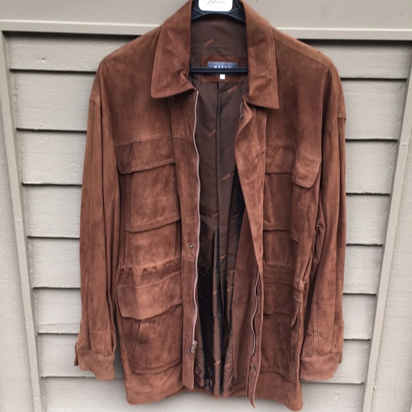 bally suede jacket